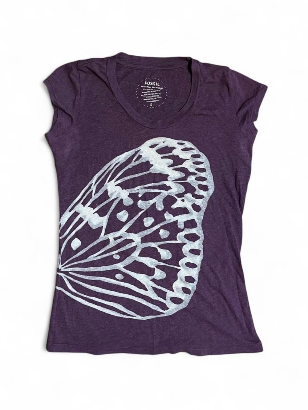 Fossil Butterfly Print T-Shirt